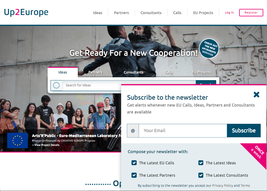 Up2Europe homepage :: Ideas Accelerator for European Cooperation ...